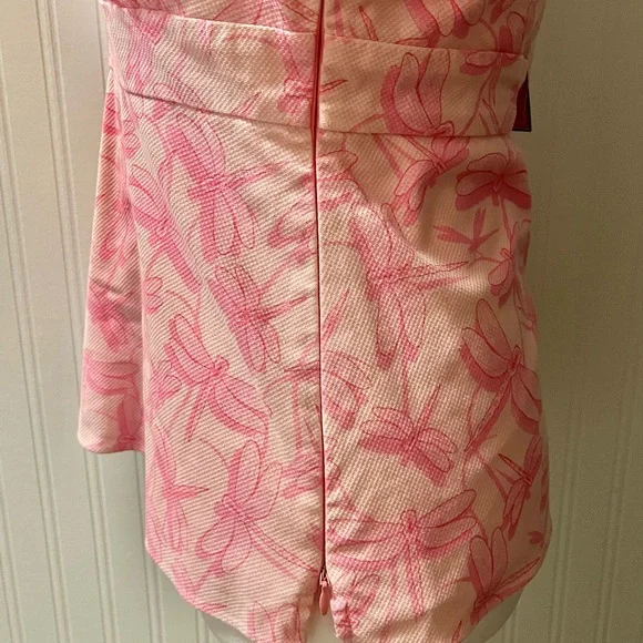 Vineyard Vines Pink Halter Top with Dragonfly Design - Picture 4 of 8